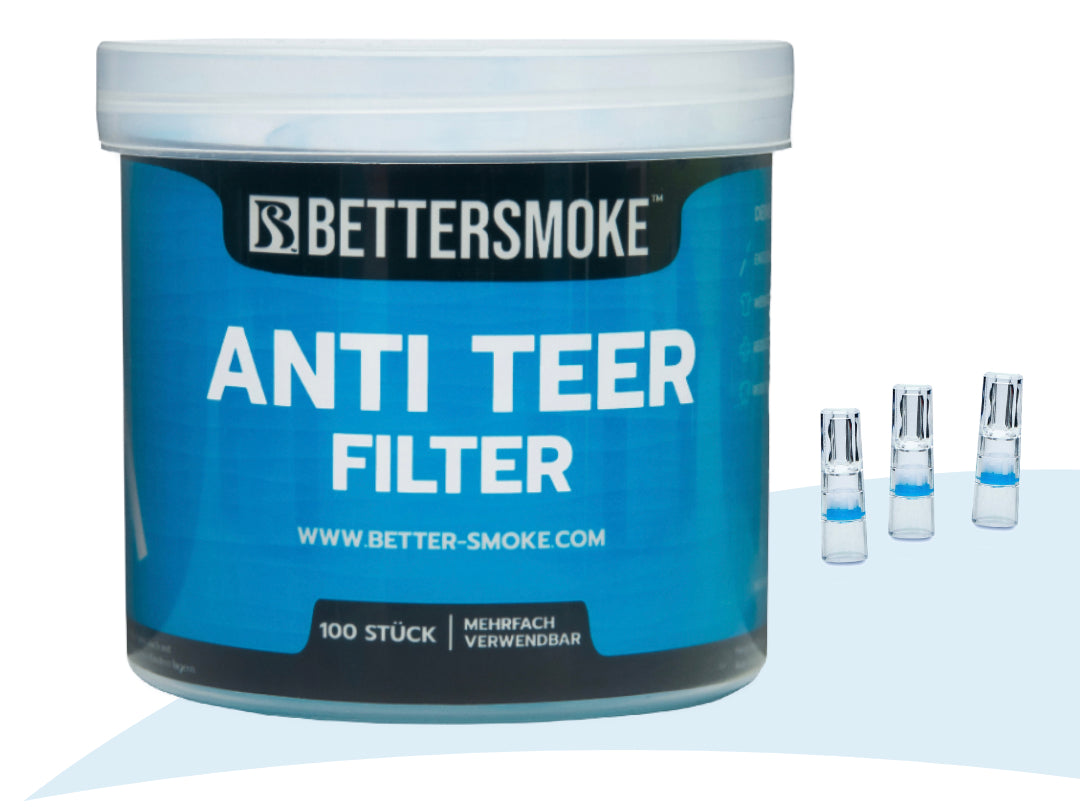 BetterSmoke, Anti- Teer- Filter, 100 Stück