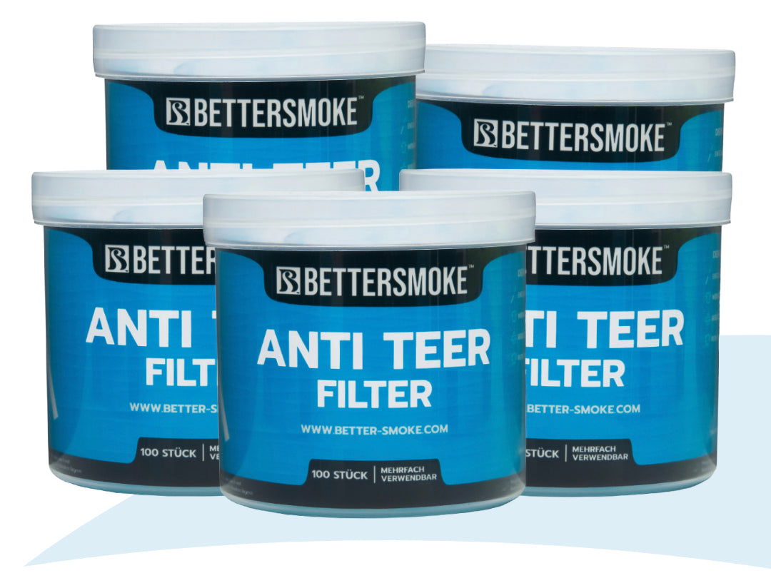 BetterSmoke™ - Anti Teer Filter 100 Stück Abo