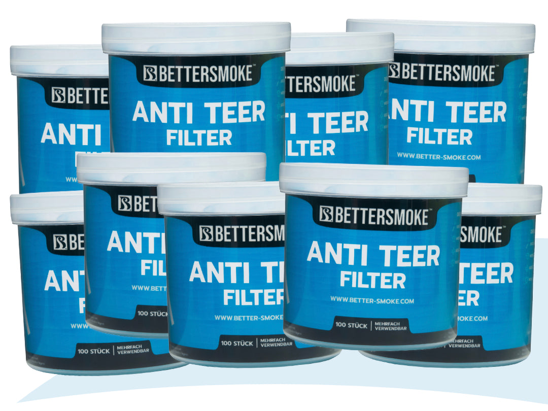 BetterSmoke™ - Anti Teer Filter 100 Stück Abo