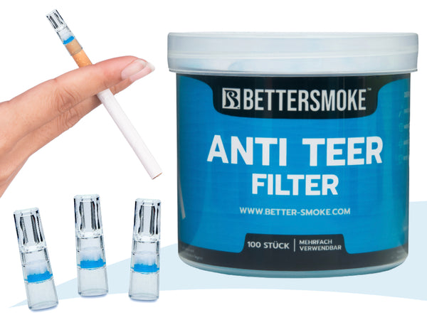 BetterSmoke™ - Anti Teer Filter 100 Stück